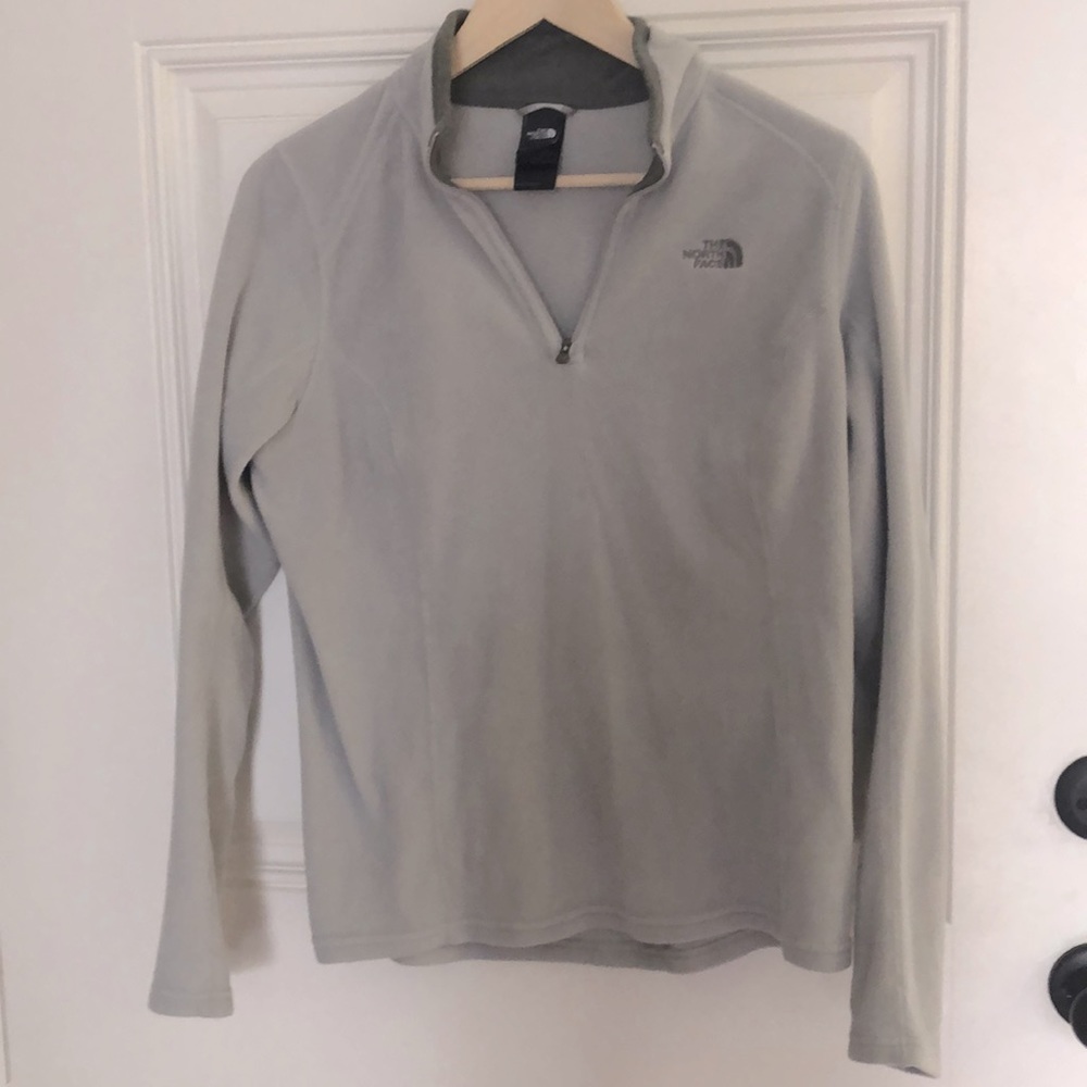 North Face half zip fleece sweater